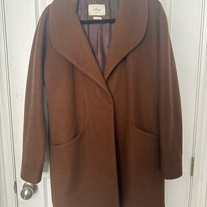 Aritzia Wilfred Cocoon Wool-blend Coat